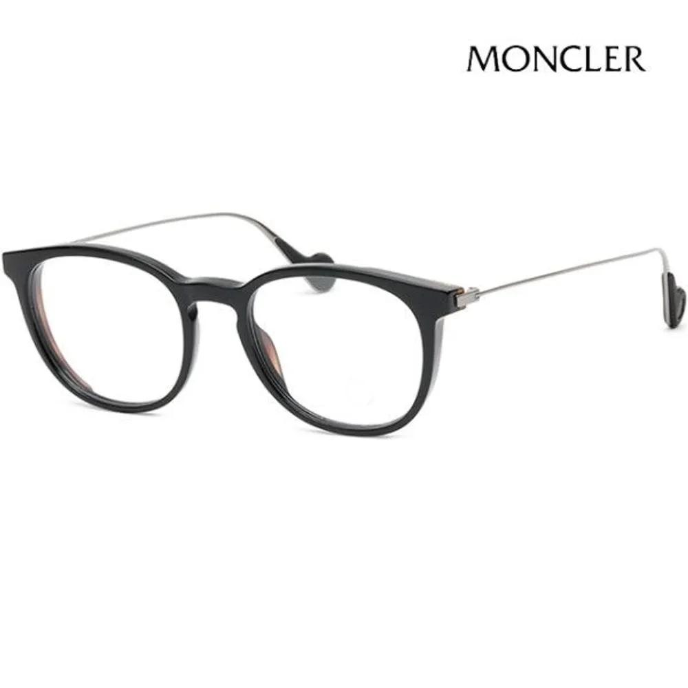 Moncler Eyeglass Frames ML5072 001 Arnel-style Horn-rimmed Glasses Black