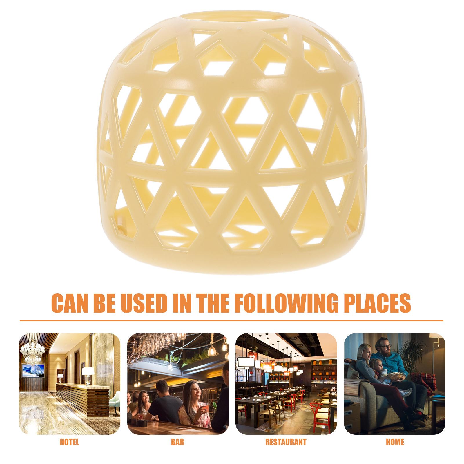 

10pcs Diy Miniature Plastic Imitation Woven Lanterns Craft Kit For Festive Decorations Tiny Lantern Decors Miniature Lanterns other