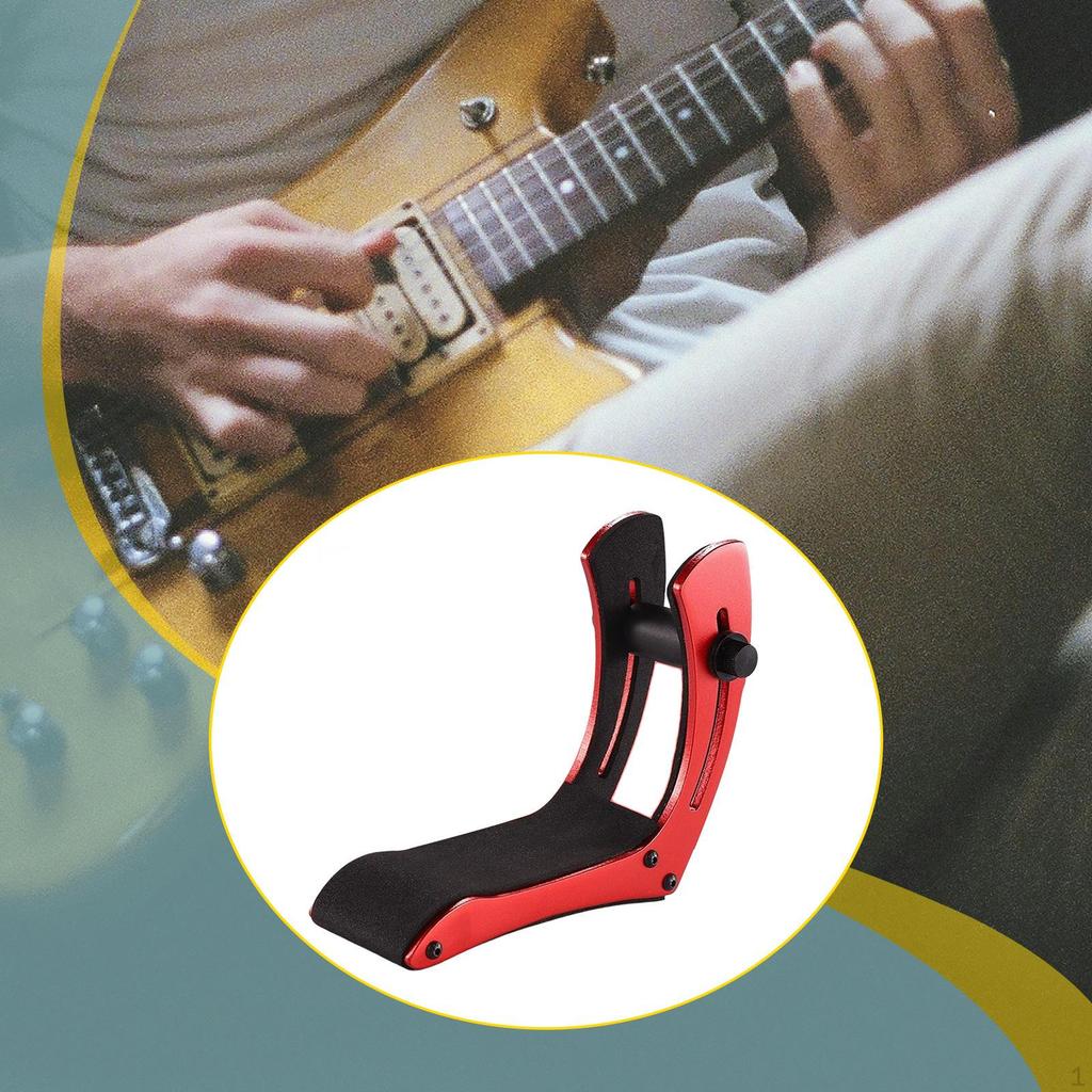 Electric Guitar Rest Foot Lifter Ergonomic Professional Footrest Stool for Live