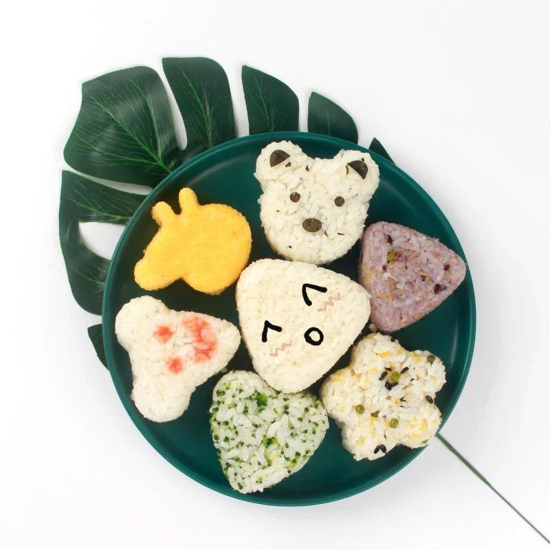 1Pcs Cute Cartoon Sushi Nori Rice Mold Decor Cutter Bento Maker Sandwich DIY Tool Kitchen Accessory Home Baking Nori Sushi Tool