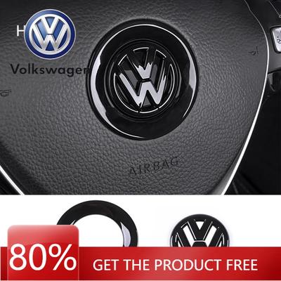 Für VOLKSWAGEN VW Auto Innenraum Lenkrad Emblem Abzeichen Aufkleber Zubehör Für Volkswagen GTI R-Line R Polo T5 Golf Passat