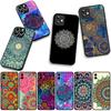 Floral Paisley Mandala Flower Texture Phone Cover Case for Apple iPhone 16 15 14 Plus 13 12 Mini 17 Pro Max + ProMax 16E Air 16+