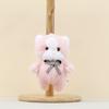 Plush Cat Keychain With Pp Cotton Filling For Cute Bag Decor
