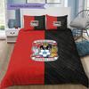 Coventry City Football Club Crest Split Color Print 3‑Pieces Duvet Cover Set Sports Bedding Without Pillow Core or Comforter