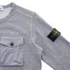 STONE ISLAND Sweatshirt Kids Solid Color Crew Neck Pullover Casual Long Sleeve Kids Tops Gray 781660240-V0M64