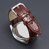 Genuine Calfskin Strap Slub Pattern Universal Watchband 12mm 14mm 16mm 18mm 19mm 20mm 21mm 22mm 24mm Women Men Watch Accessories