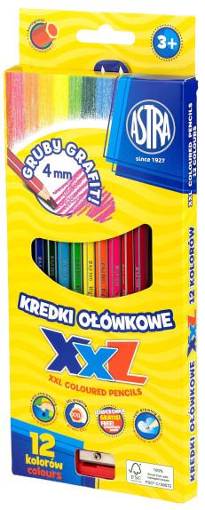 Astra Hexagonal Pencils Creativity in 12 Juicy Colors
