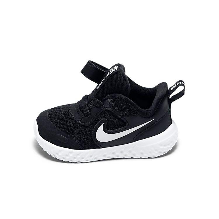 Nike REVOLUTION 5 Low top Toddler Shoes Black White Infant And Toddler BQ5673-003