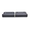 2PCS Aluminum door black flag hinge detachable 4 inch kitchen door hinges flag removable hardware toilet door removable hinge
