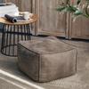 OTAUTAU Single Sofa Cover Faux Suede Leather Lazy Bean Bag Sac Pouf Chair No Filler Beanbag Corner Seat Recliner Couch SF004