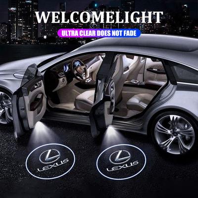 Car Door LED HD Welcome Courtesy Shadow Projector Lamp Logo Light For F SPORT ES RX NX LS UX LM LX GX LC RZ IS CT GS RC HS