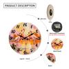 Superior-Grade Flamingo Tropical Premium-Quality Pattern Premium-Quality Wooden High-Standard Wall Superior-Grade Clock 10-16Inch High-Standard