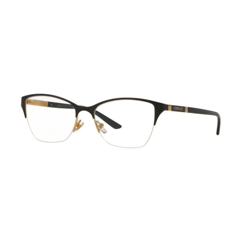 Versace Fashion trend acetate eyebrow frame optical frame women s black 3438353 VE12181342-Black 53