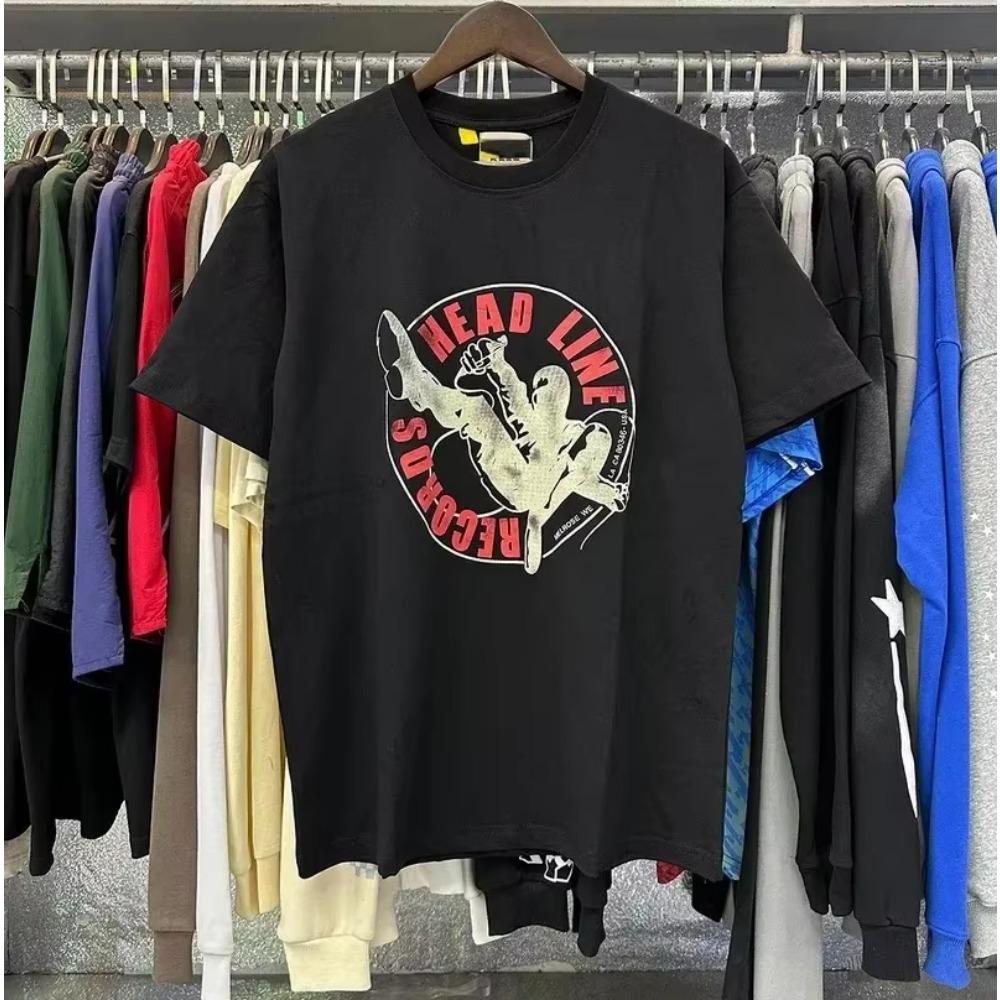 Hand-painted INS Splash Letter Round Neck T-shirts Mens T Shirt Depts Womens Tshirts Graphic Tee Clothes Over Size Plus Size Top