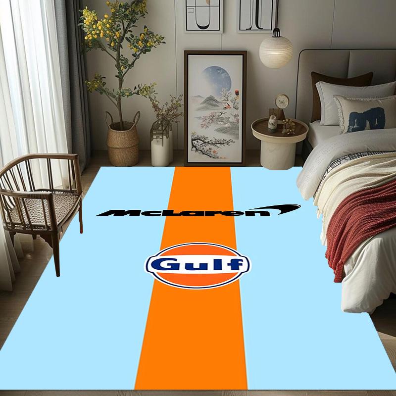 McLaren Gulf Heritage Carpet Suitable for All Seasons Home Decor Room Doormat Protective Pad