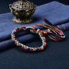 Tibetan Hand Rope Handwoven Transfer Hand Rope Bracelet Thangka God of Wealth Green Tara Zakiram Bracelet Jewelry