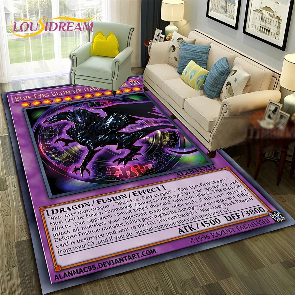 Cartoon Anime MONSTER CARD Carpet Rug for Home Living Room Bedroom Sofa Doormat Decor,kids Area Rug Non-slip Floor Mat