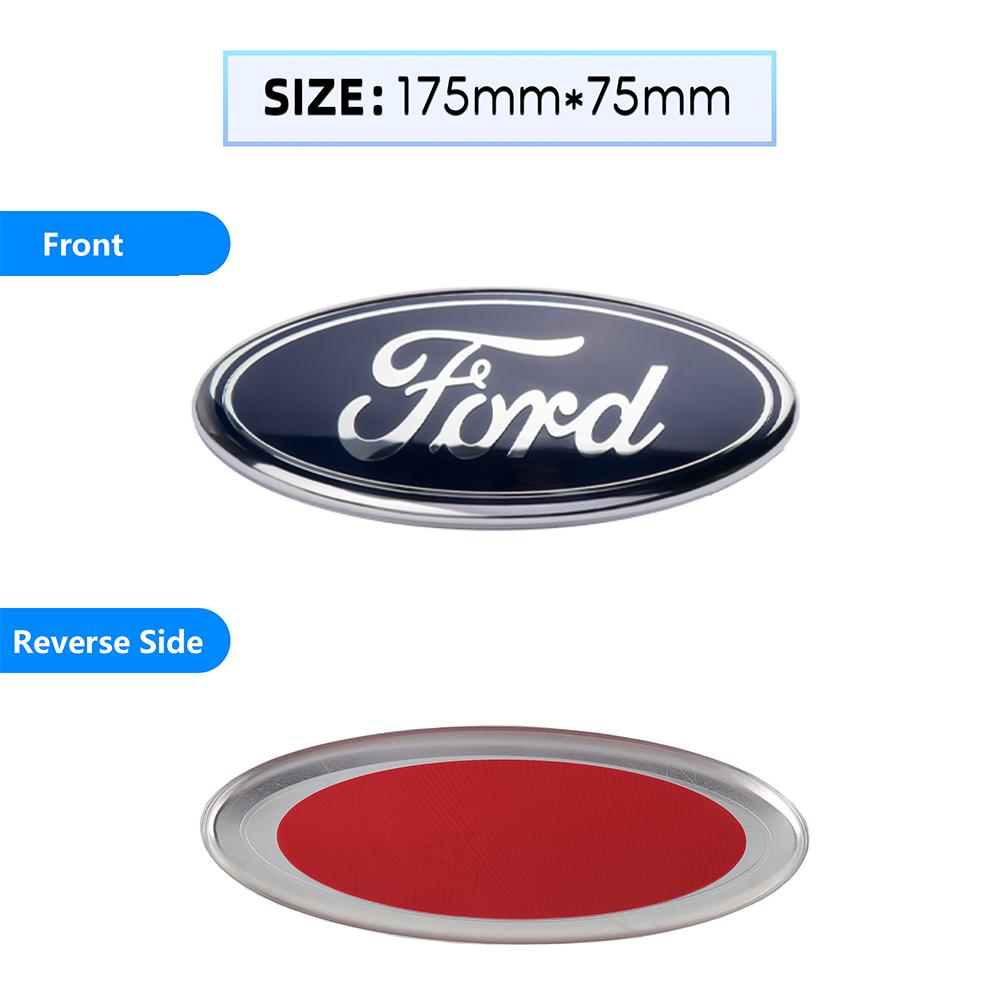 Car Front Hood Emblem Sticker Bonnet Trunk Sticker For Ford EcoSport Mustang Fiesta Focus 3 Escort Explorer Mondeo Falcon Tierra CVY1
