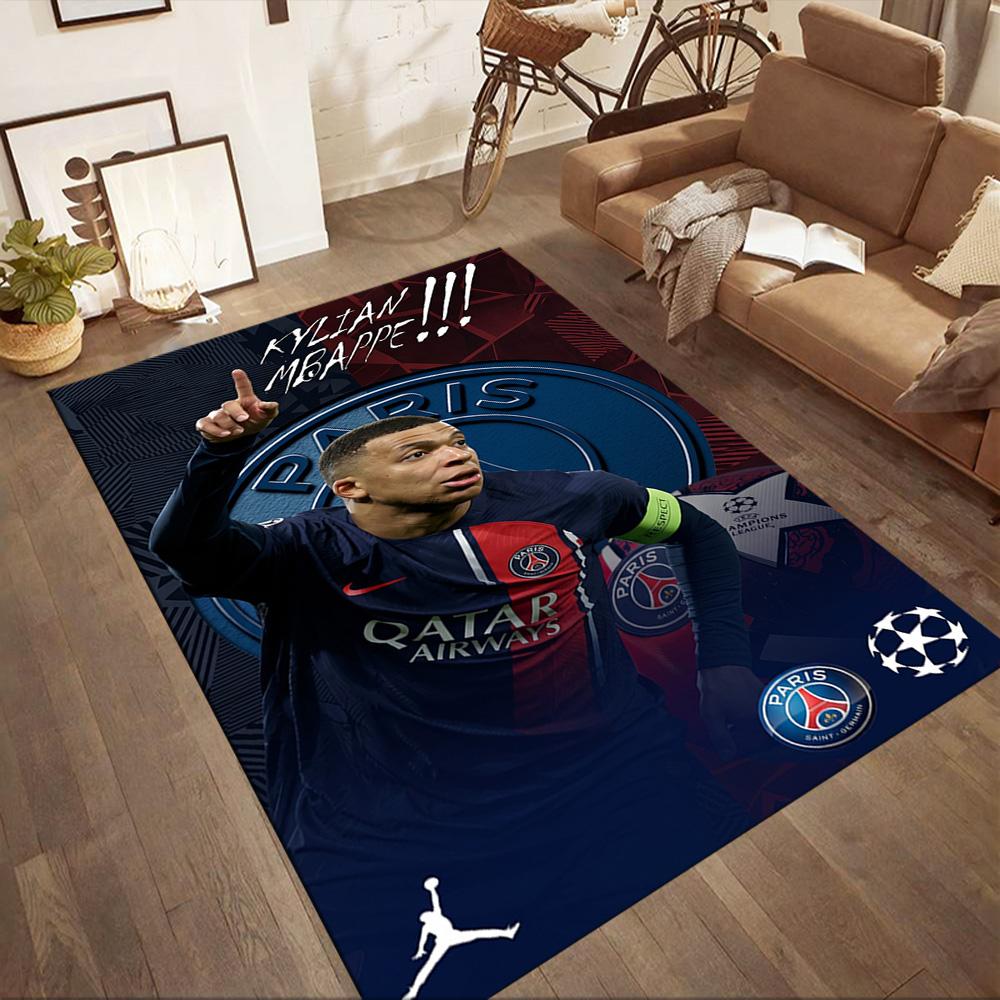 Mbappe 144 Area Rug Design for Entryway Decorate room Dormitory Foyer Antislip Carpet Decorate Offices Gift for Festivals