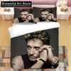 3D Print Fashion Johnny Hallyday Bedding Set Boys Girls Twin Queen Full Size Duvet Cover Pillowcase Bed Adult Bedroom