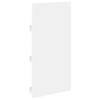 Magazine Shelf with Shelves White 51 x 11 x 102 cm Engineered Wood