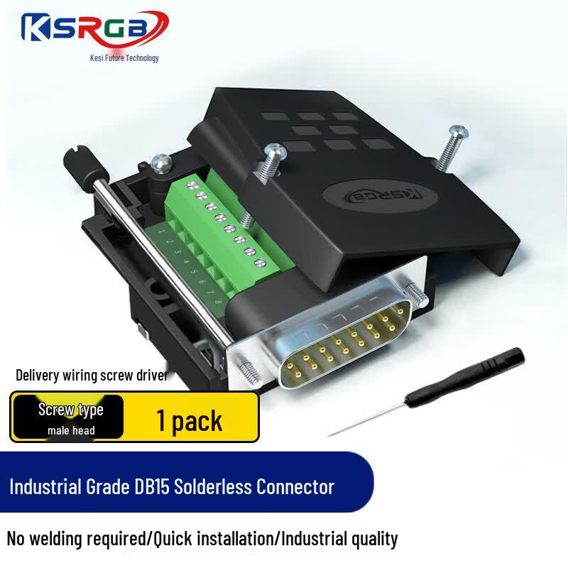 DB15 Serial & Parallel Port Data Cables and Solderless Connectors