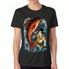 Koi Fish Ladies' Cotton T Shirt, Premium Cotton Quality Print, Durable And Longlasting, Casual And Fashionable. Japanese Carp Fish Art Design, Unique 