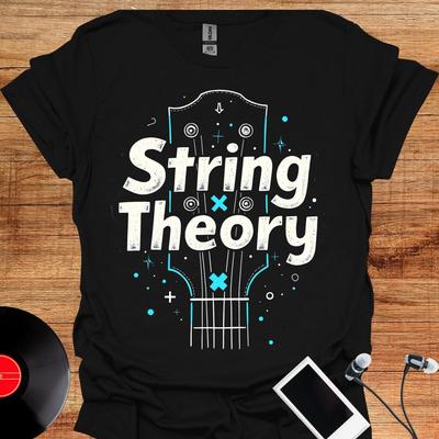 String Theory Guitar T-Shirt, Musician Gift