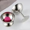 Stainless Steel Ice Cream Cup Dessert Sorbet Bowl Pudding Dessert Bowl Metal Wine Goblets For Home Bars Party Kitchen Supplies