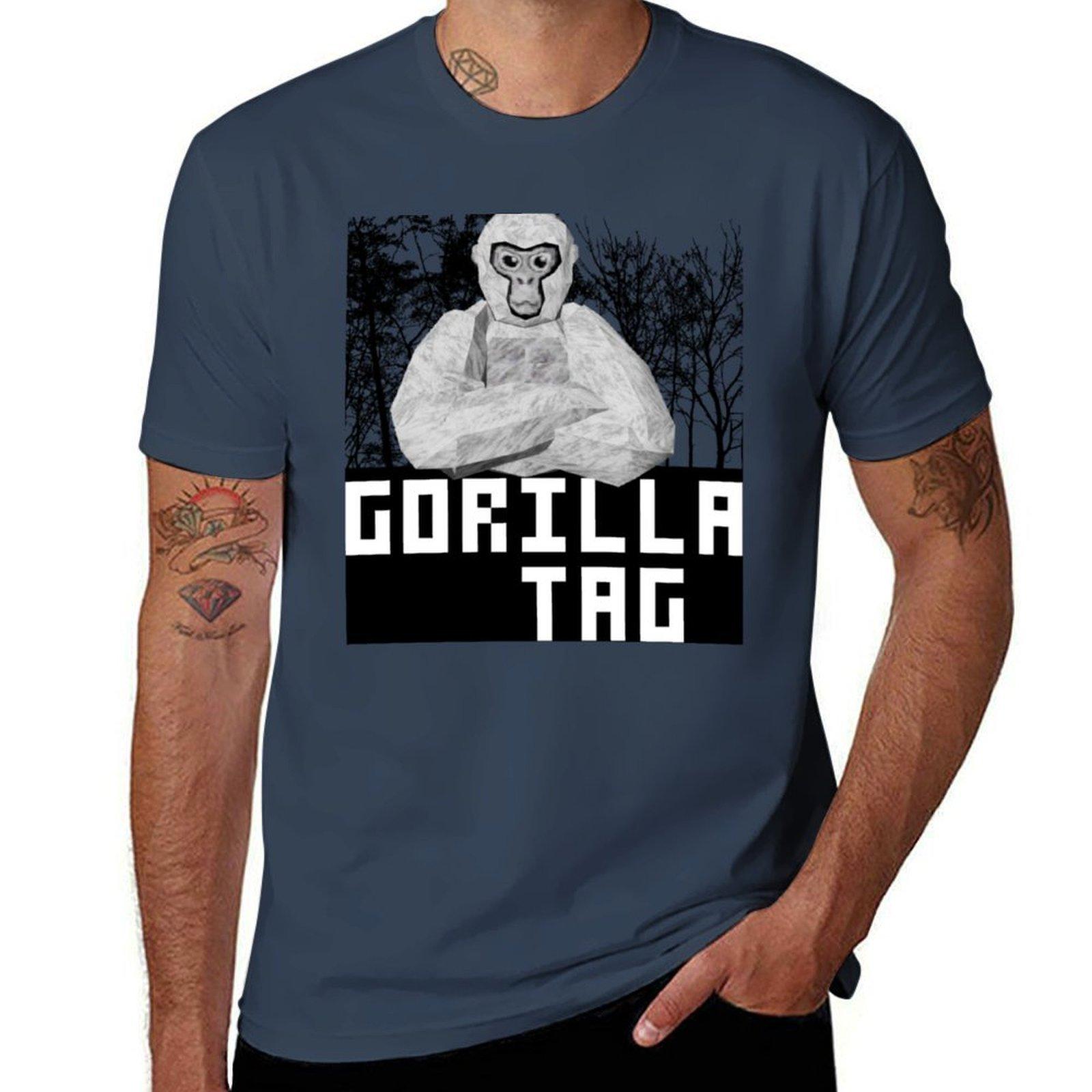 Gorilla Tag Gorilla Tag Pfp Maker TShirt Basic Casual Wear Short Sleeve Top S