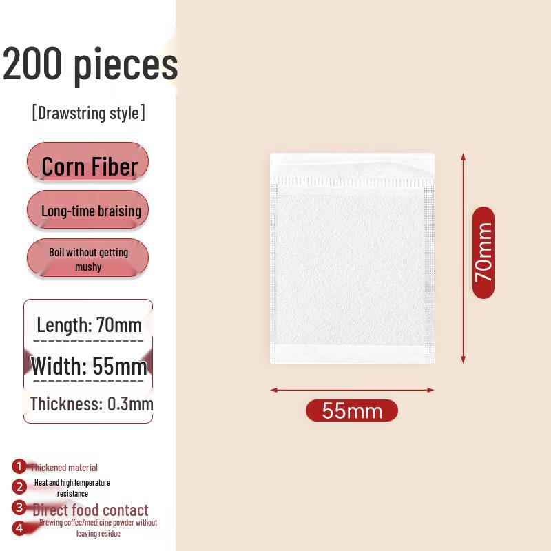 Homeglen Corn Fiber Drawstring Filter Bags