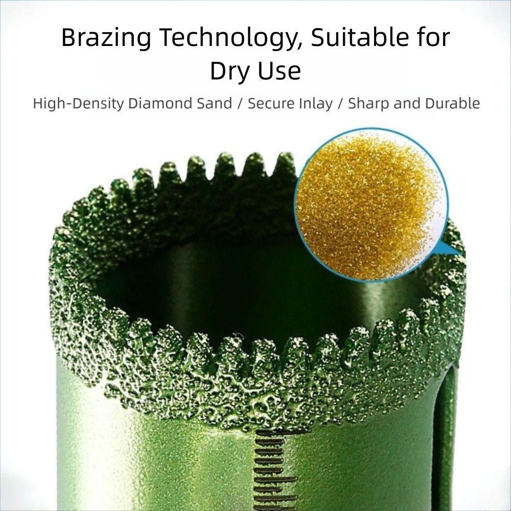 Sawtooth Diamond Hole Drill Grinding Head Tile Hole Opener For Porcelain Tiles Marble