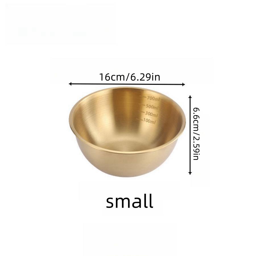 

Салатница из нержавеющей стали золотая и серебряная рисовая лапша миска для лагманской лапши кухонная посуда контейнер для еды