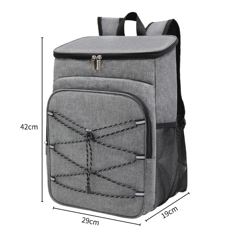 Cross-Border Large Capacity Insulated Picnic Backpack - Oxford Cloth, Double Shoulder Design