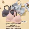 Sports Back Beauty Underwear Seamless Breathable Women's Bra Small Chest Non-empty Cup No Wire Bra