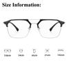 Sunglasses Luxury Computer Glasses Double Beam Frame UV400 Anti-blue Light For Office Fashion Men
