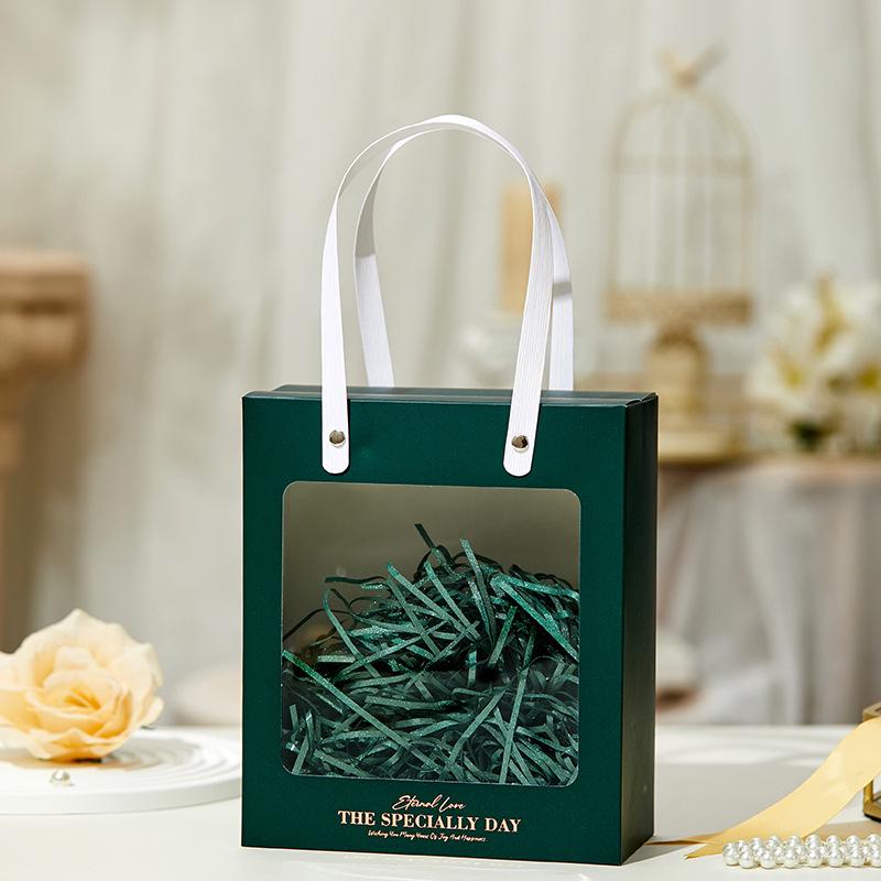 Elegant Transparent Souvenir Gift Bag: Light Luxury for Lipstick & Small Birthday Gifts