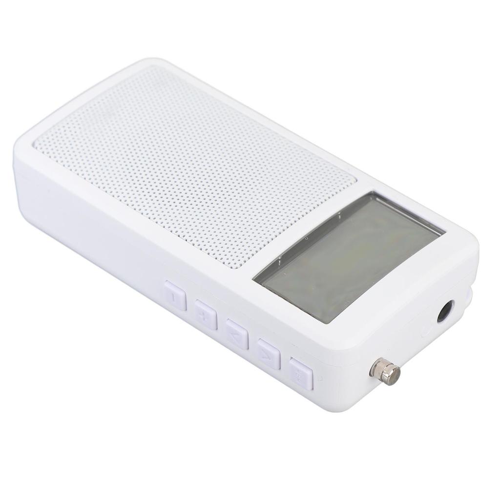 Portable AM FM Radio Telescopic Antenna Digital Display Multi Function Keys Stereo Sound Small Radio