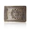 Scottish Kilt Belt Buckle Brass Mirror Shine Celtic Antique Design Sporran
