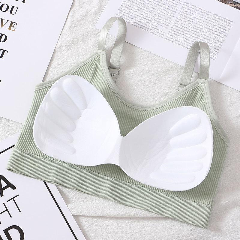 Nit na zavinování hrudníku Bavlna bez kostic Sportovní zavinovačka na hrudník Antiluminiscenční Krásná zadní utěrka na hrudi