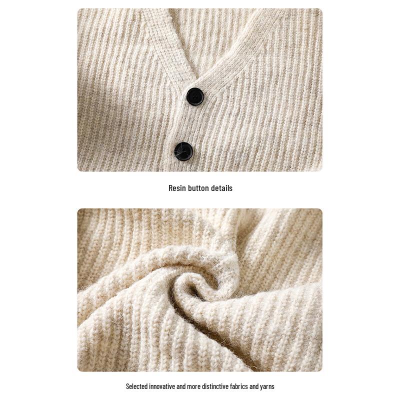 Men's Knitted Cardigan Sweater