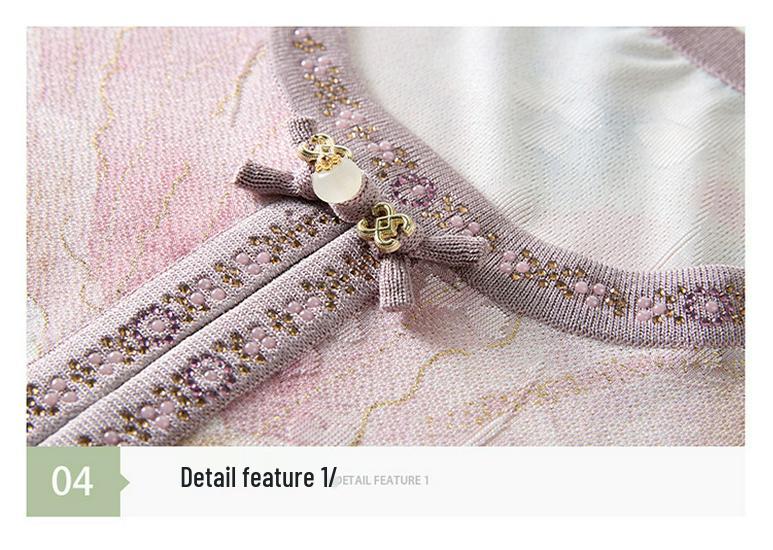 Mom's Summer Rhinestone Round Neck Top - Short-Sleeved, Loose Fit, Age-Reducing T-Shirt for Middle-Aged and Elderly Women