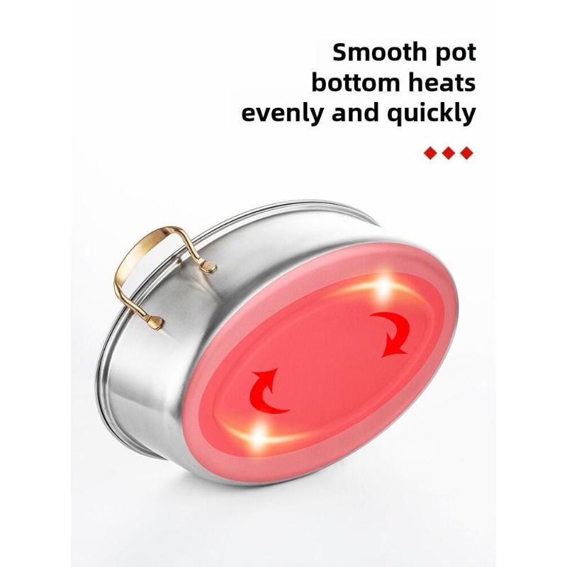 New Oval Shape 410 Stainless Steel Fish Steamer Electric And Induction Cooker Compatible For Home And Commercial Kitchens