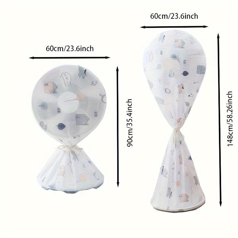 1pc Dust Cover, Household Fan Dust Cover, Dust Fan Cover, 3D Fan Cover, Suitable for Kitchen, Living Room, and Bedroom, Home Organizer and Storage