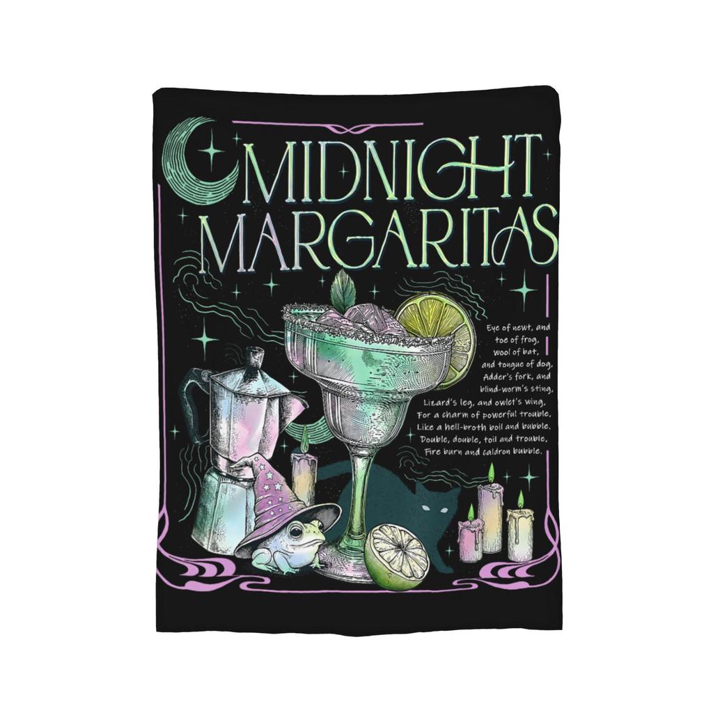 Practical Magic Witchy Halloween Love Vintage Witch Magic Blankets Flannel Warm Throw Blankets for Bedding Lounge Textile Decor