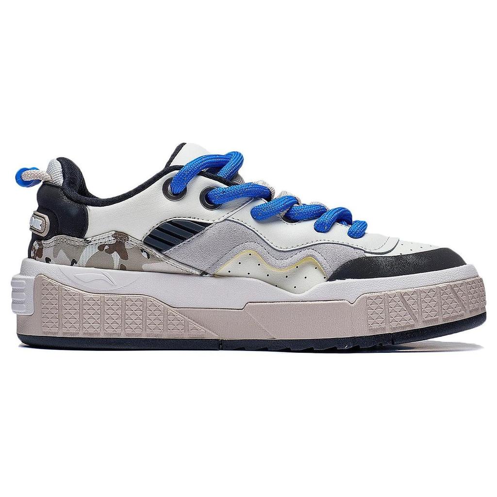Li Ning 001 Unblock Non-Slip Durable Versatile Comfortable Low-Top Skate Shoes Men Sneakers Blue White AGCT217-3