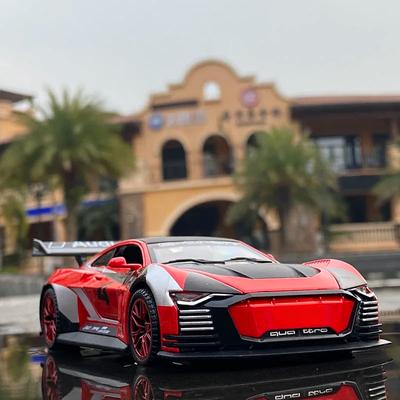 Alloy Sports Racing Car Model Diecast & Toy Vehicle Metal Car Model Sound and Light Simulation Collection Kids Gift