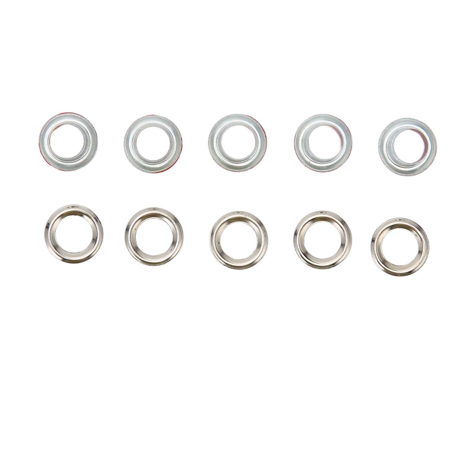 

500 Sets Grommet Kit 6mm Round Copper Bright Color Light Multi Purpose Kit for Repair Decoration Production