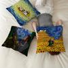 Painter Van Gogh Cushion Cover Pillow Cover Decor Pillowcase Printed Cushion Case For Couch