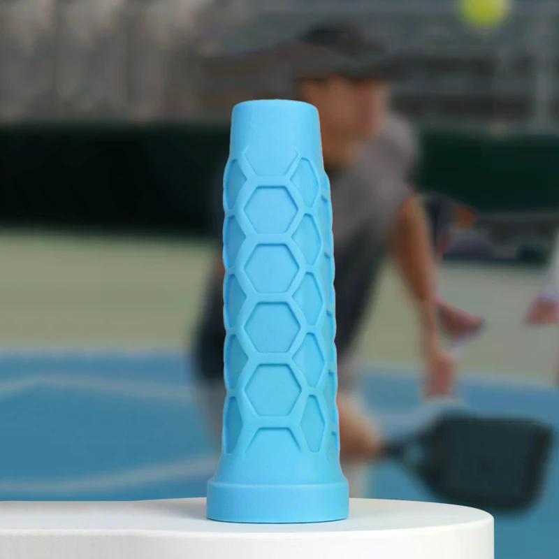 Wiederverwendbare Silikon-Schlägergriffhülle Für Tennisschläger, Stoßdämpfende Hülle, Und Rutschfester Silikon-Griff.